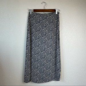 American Eagle Leopard Print Midi Slip Skirt NWT